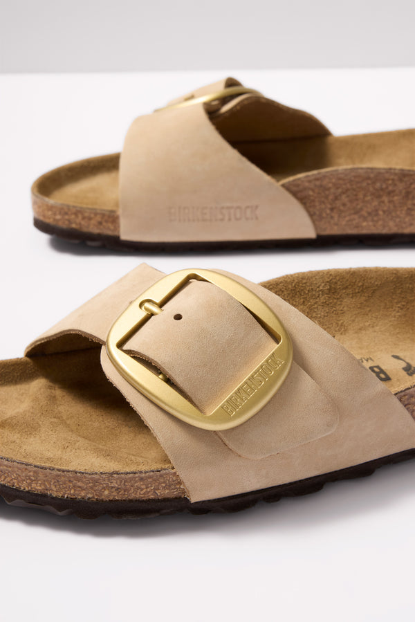 Everve Madrid Big Buckle Sandal Sandcastle