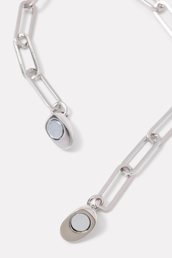 Everve Mae Magnet Heart Bracelet Silver