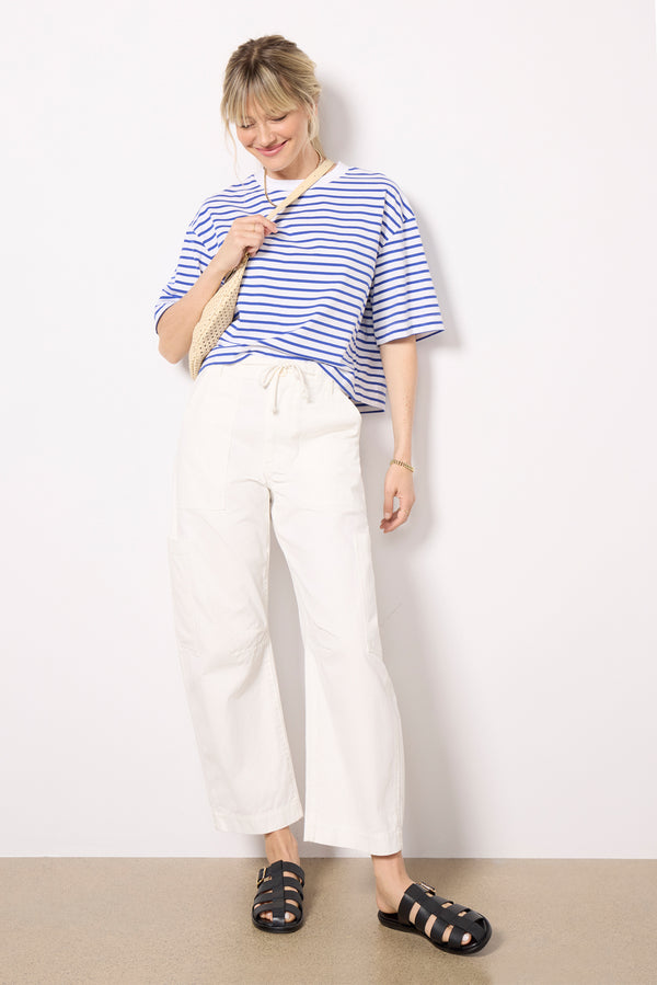 Everve Mae Stripe Tee Maritimewhitestripe