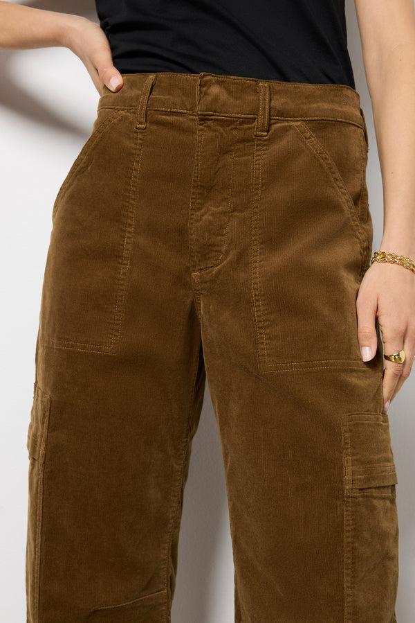 Everve Marcel Utility Barrel Pant Manuka