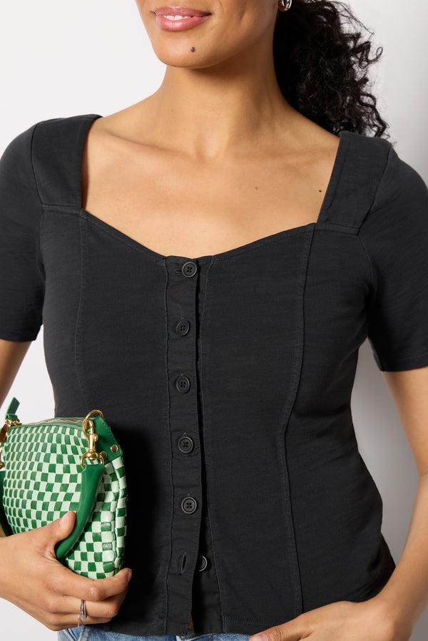 Everve Marcella Top Jetblack