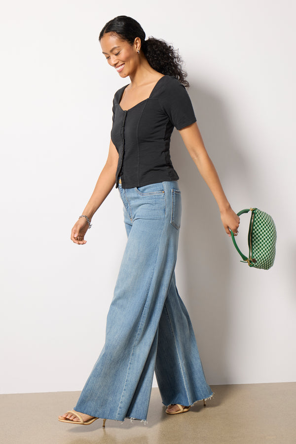 Everve Marcella Top Jetblack