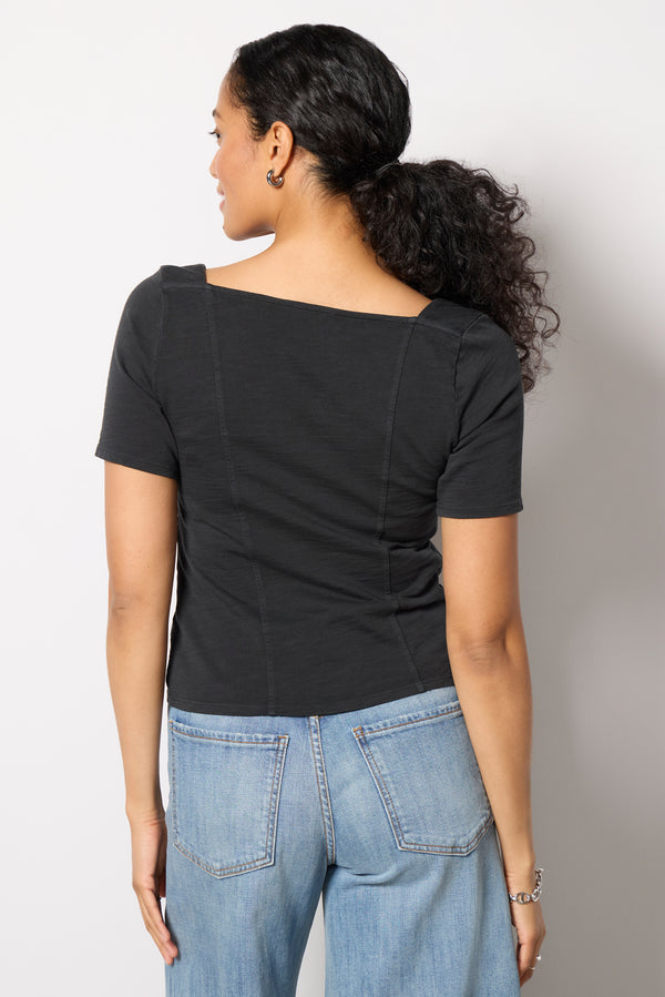 Everve Marcella Top Jetblack