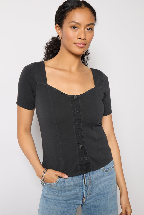 everve Marcella Top Jetblack