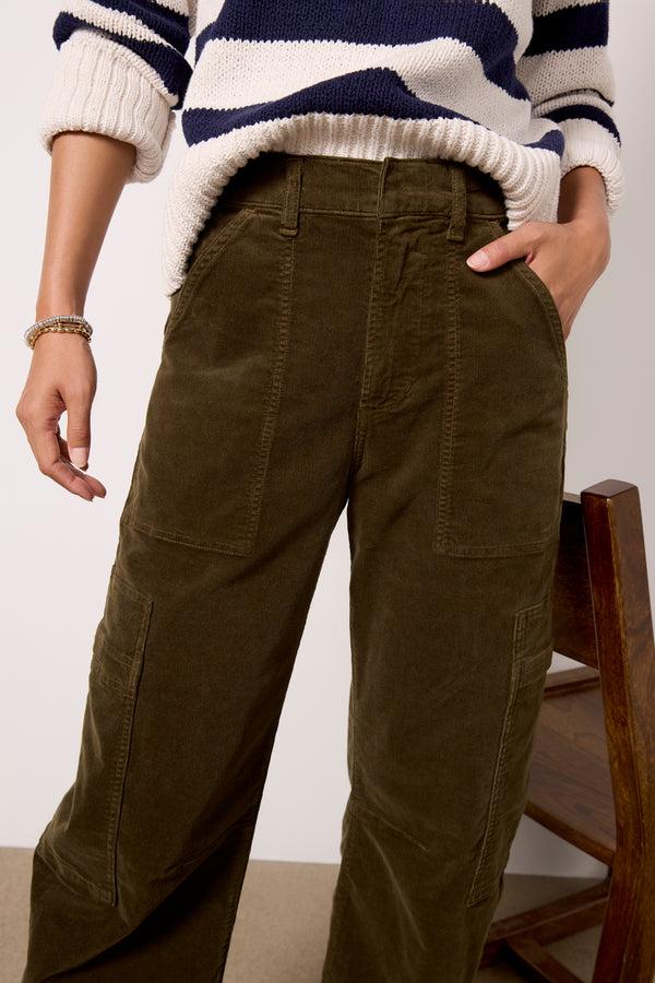 Everve Marcelle Corduroy Cargo Pant Costes