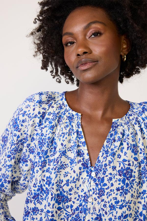 Everve Mariah Blouse Bluemargarite