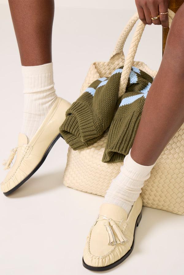 everve Marietta Loafer Cream