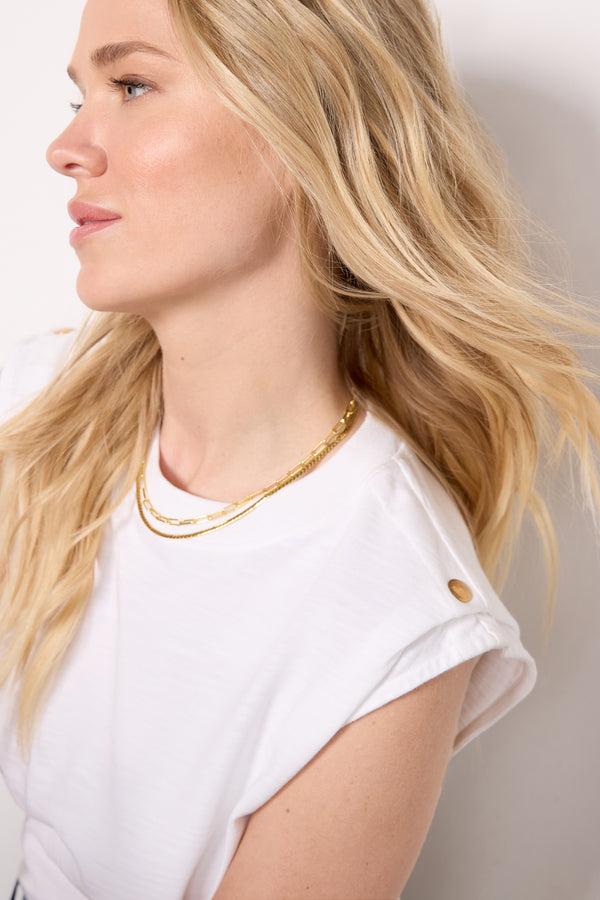 Everve Marina Muscle Tee Opticwhite