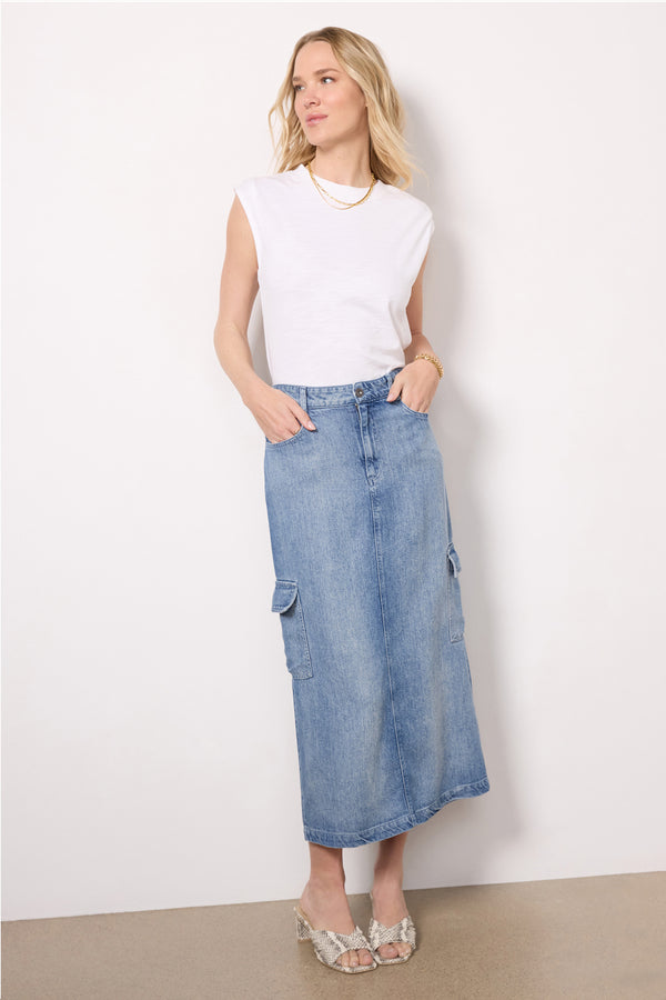 Everve Marina Muscle Tee Opticwhite