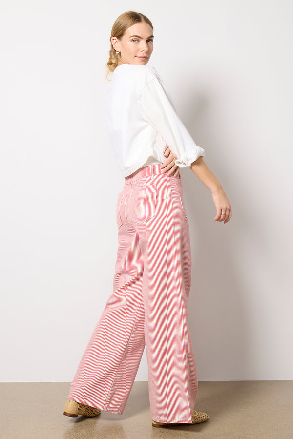 Everve Marine Layer Striped Pant Galleystripe