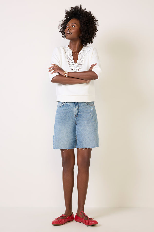 Everve Mariposa Sweatshirt Ivory