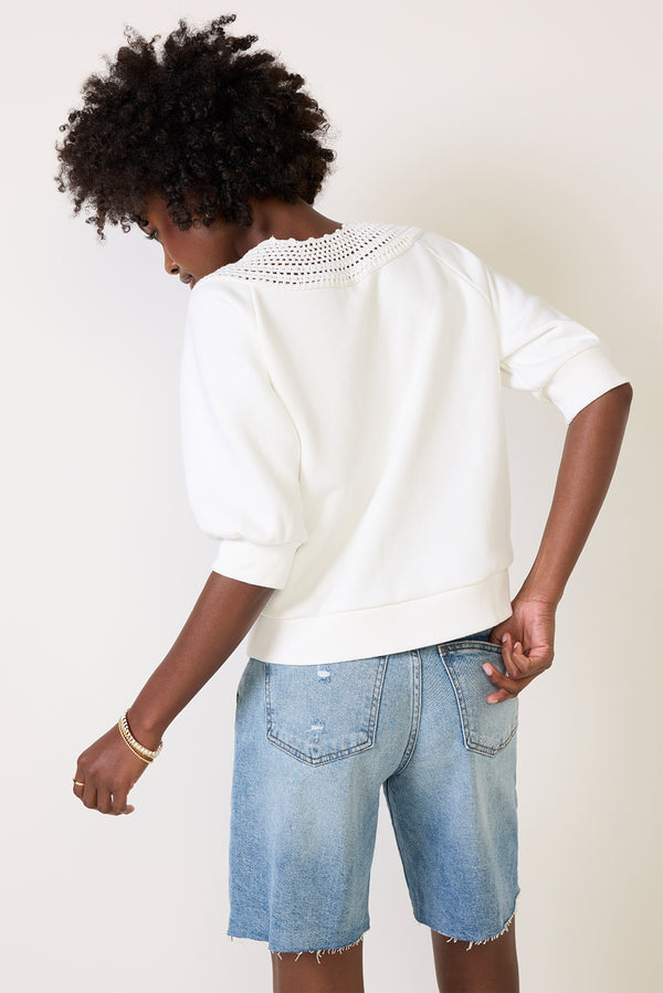 Everve Mariposa Sweatshirt Ivory