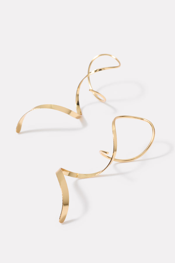 Everve Marisa Squiggle Threaders Gold