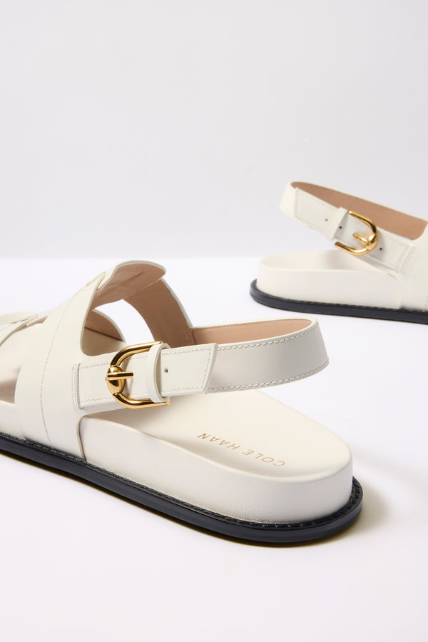 Everve Marlee Fisherman Sandal Ivory