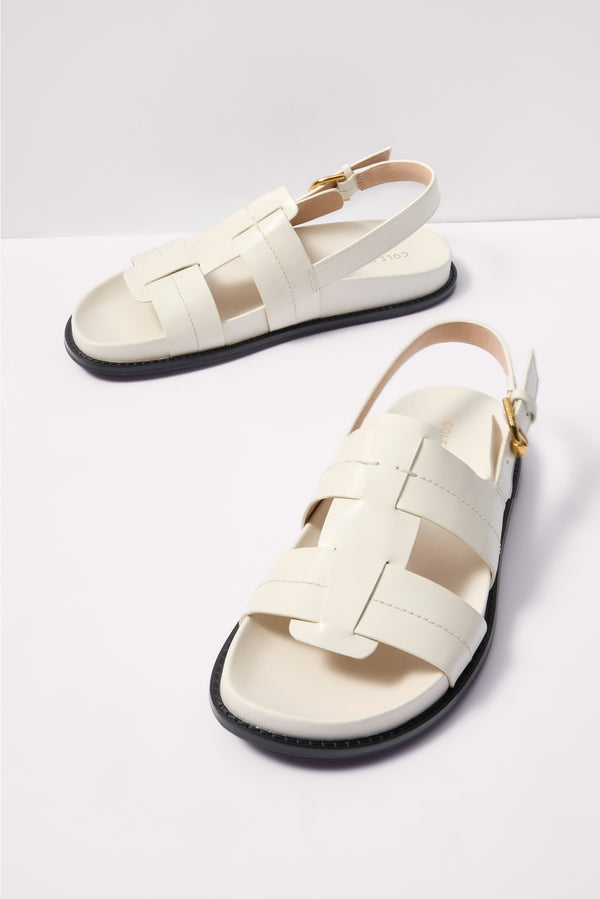 everve Marlee Fisherman Sandal Ivory