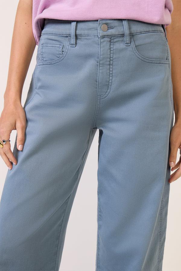 Everve Marni Barrel Pant Dustyblue