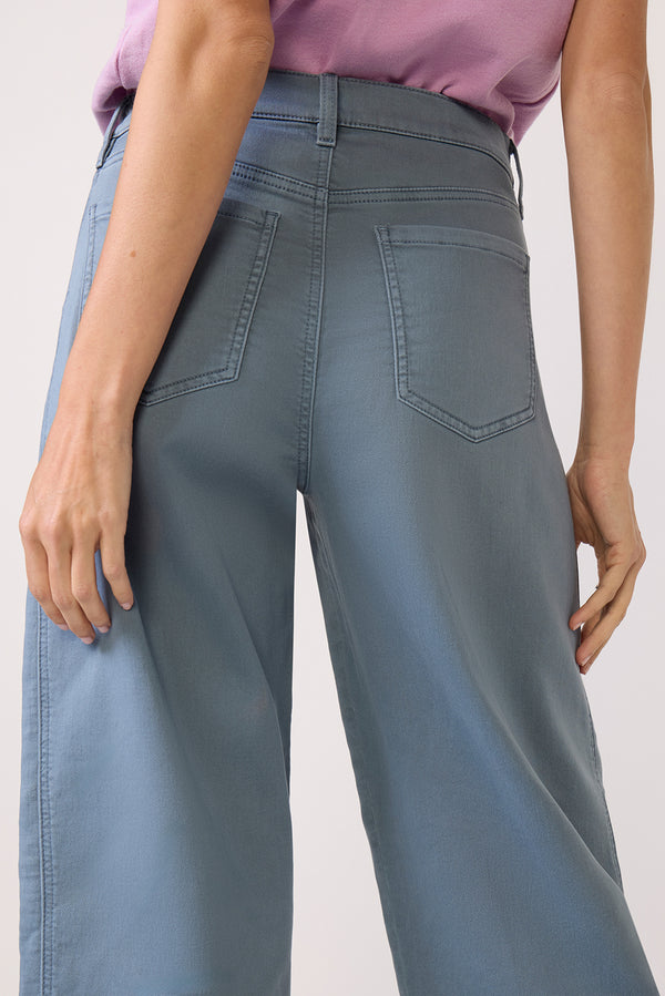 Everve Marni Barrel Pant Dustyblue