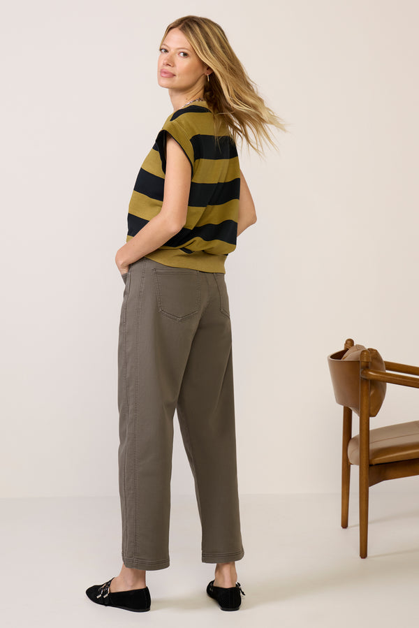 Everve Marni Barrel Pant Olive