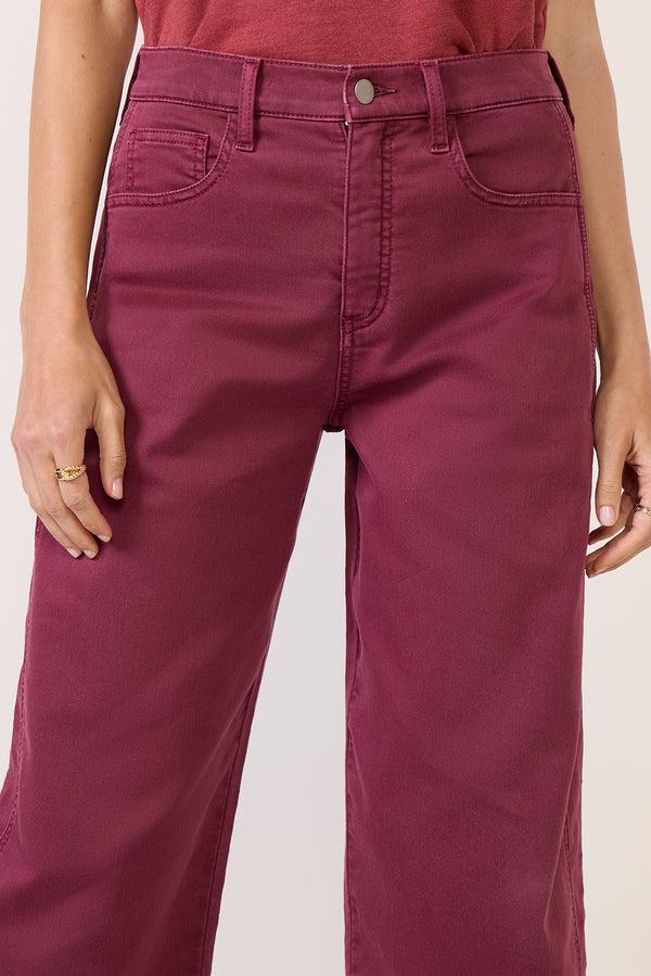 Everve Marni Barrel Pant Raisin