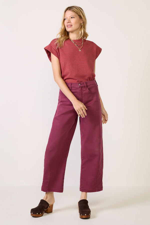 everve Marni Barrel Pant Raisin