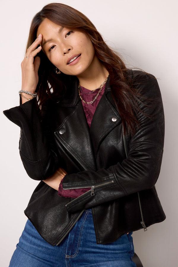 everve Marren Moto Jacket Black