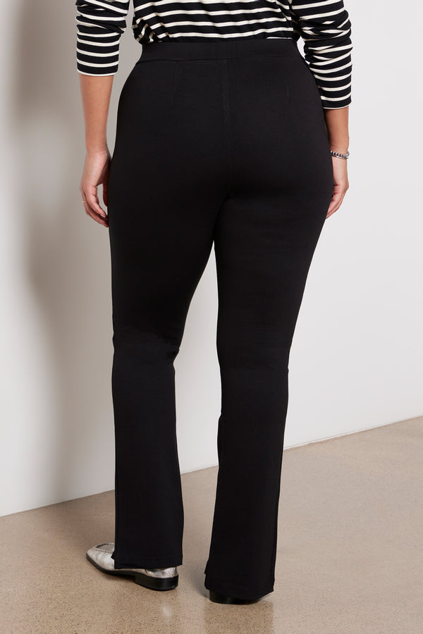 Everve Marx Front Slit Legging Black