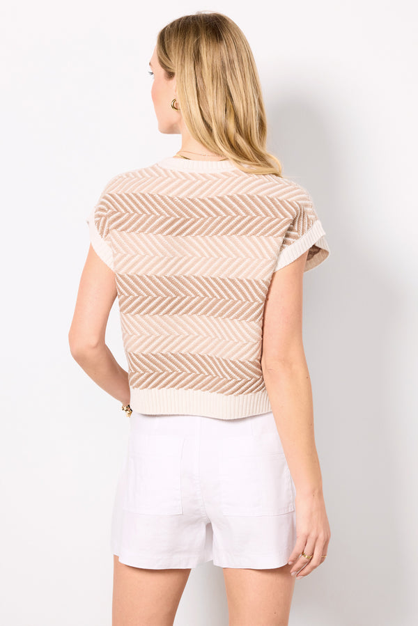 Everve Mary Jane Sweater Neutralmulti