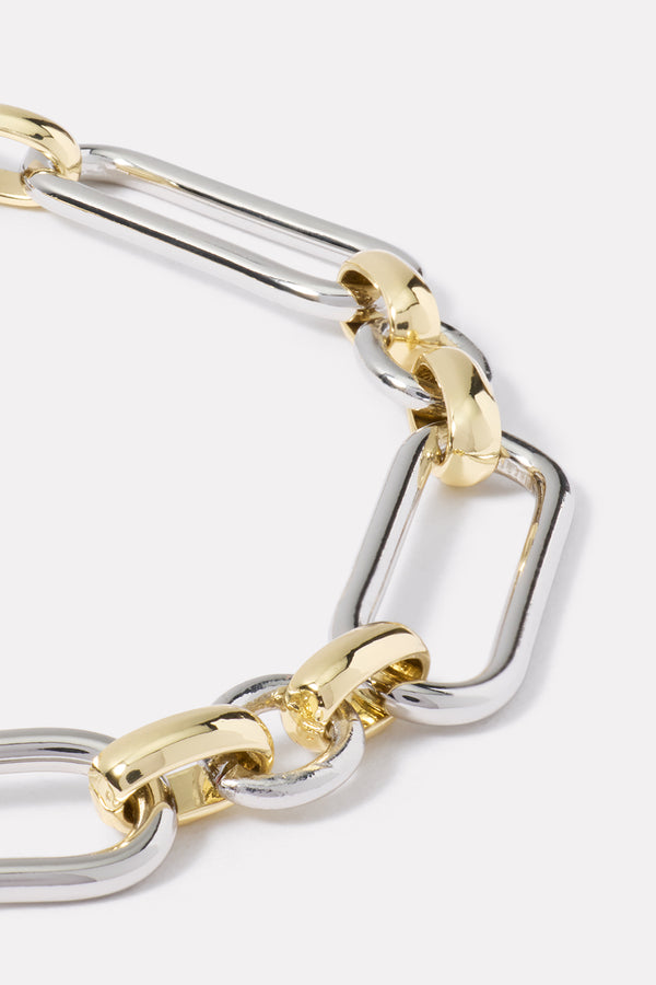 Everve Maura Two Tone Bracelet Gold/Silver