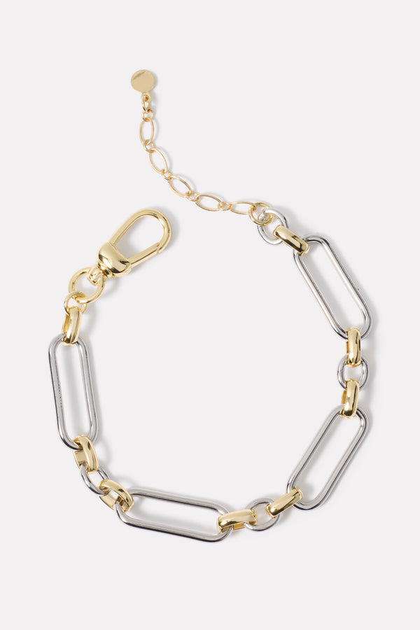 everve Maura Two Tone Bracelet Gold/Silver