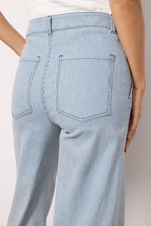 Everve Meg Railroad Blue/White