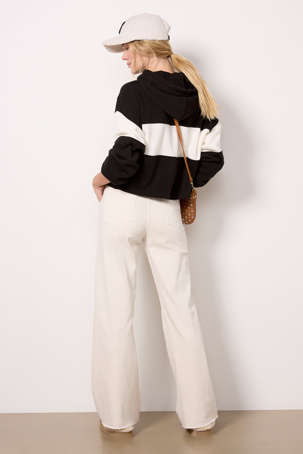 Everve Meg Utility With Raw Hem Ecru