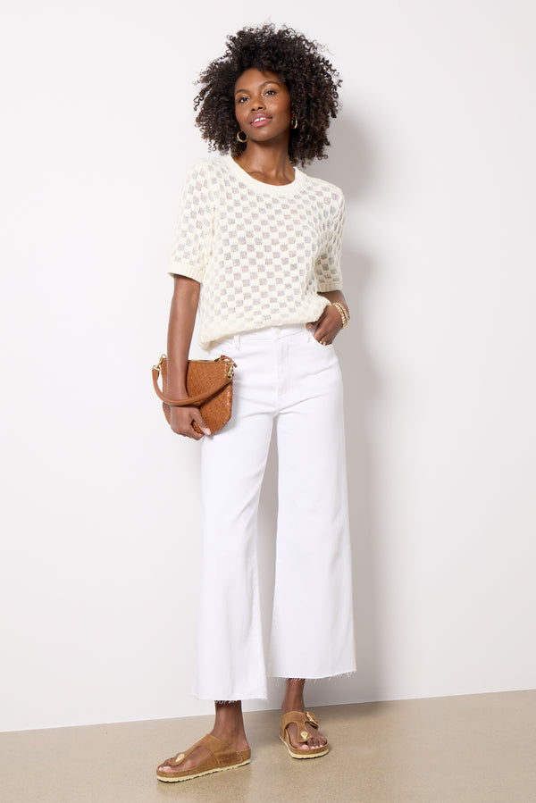 everve Meg Wide Leg 29` Opticwhite