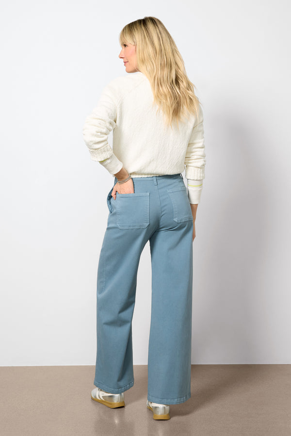 Everve Meg Wide Leg Blue