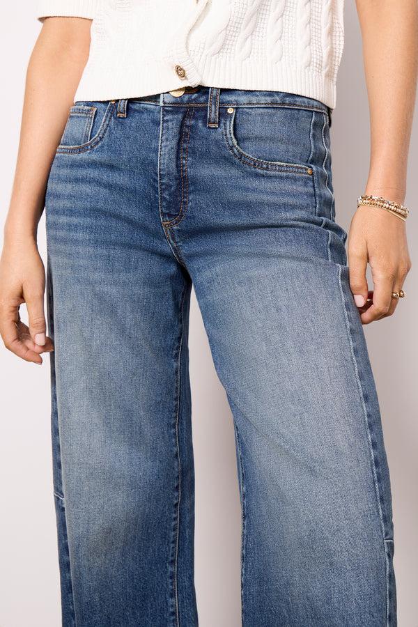 Everve Meg Wide Leg W Seaming Teamwork