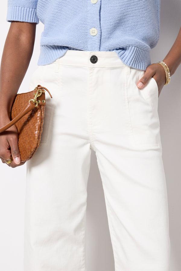 Everve Meg Wide Leg White