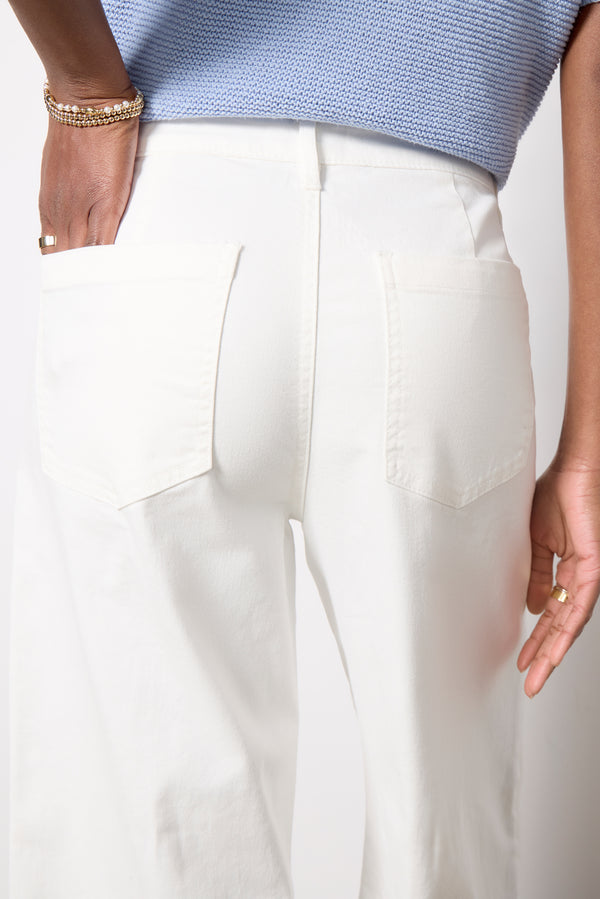 Everve Meg Wide Leg White
