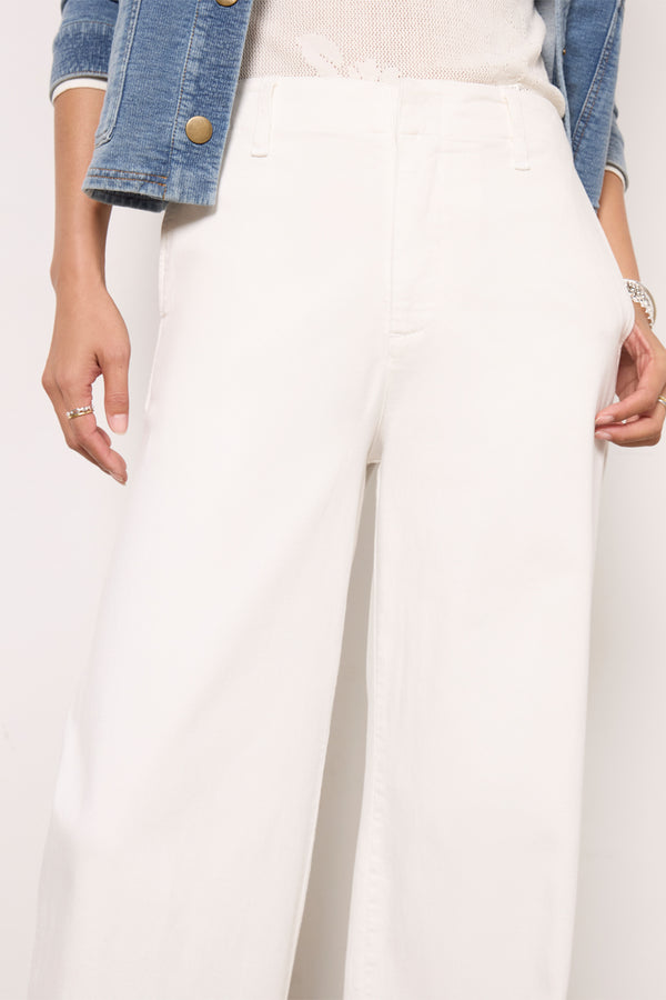 Everve Meg Wide Leg White