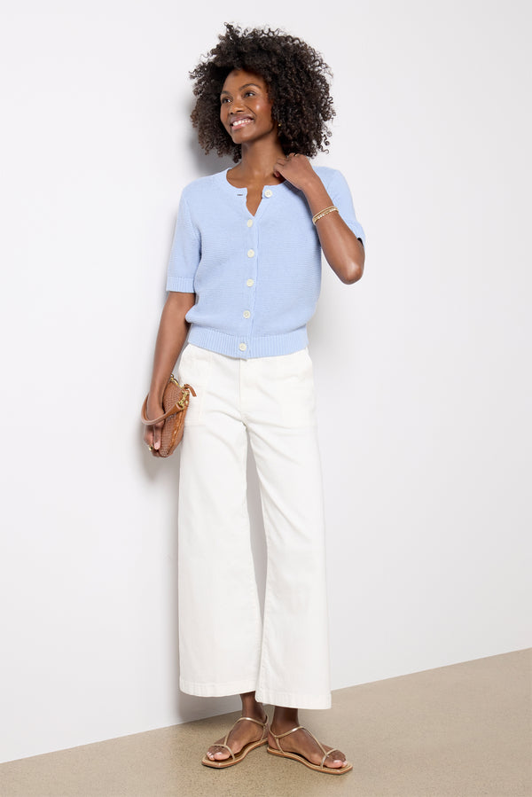 everve Meg Wide Leg White