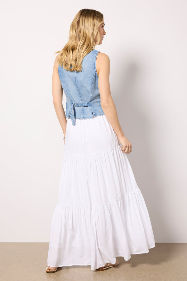 Everve Melanie Skirt White