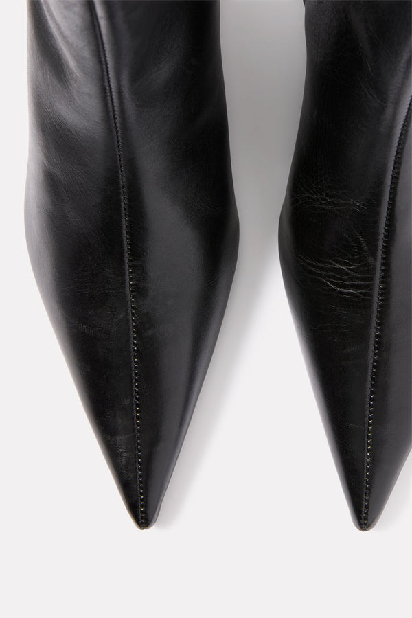 Everve Mikki Mid Heel Bootie Black