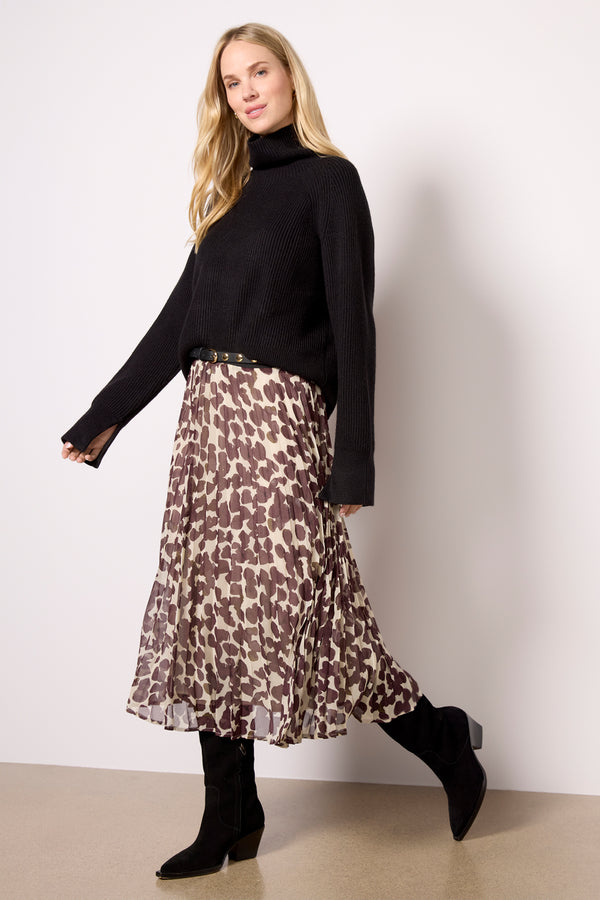 Everve Mila Turtleneck Black