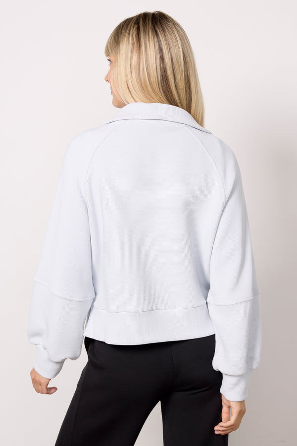 Everve Milano Half Zip Sweat Greydawn