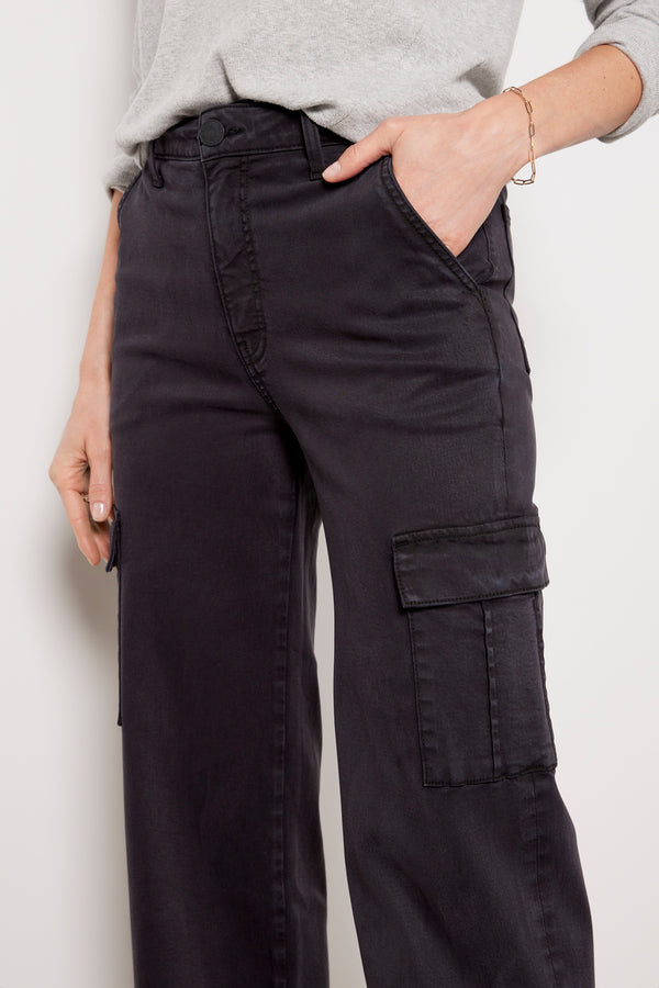 Everve Miller Wide Leg Pant Black