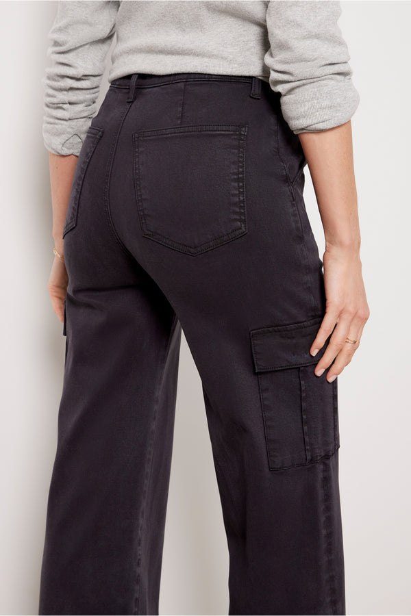 Everve Miller Wide Leg Pant Black