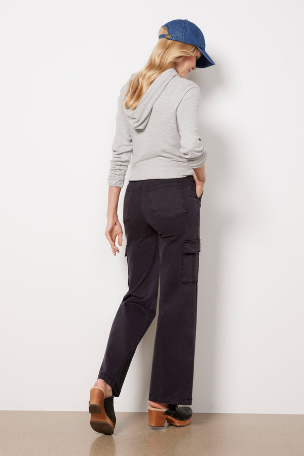 Everve Miller Wide Leg Pant Black