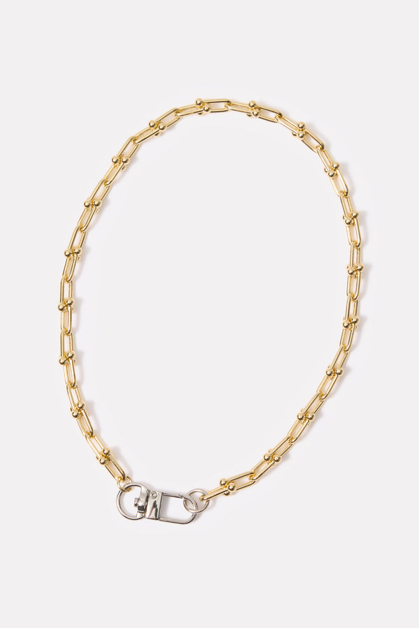 everve Mina U Link Chain Necklace Gold/Silver