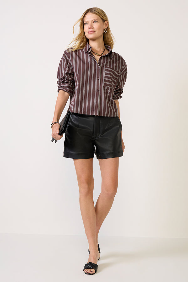 everve Miranda Coated Short Black