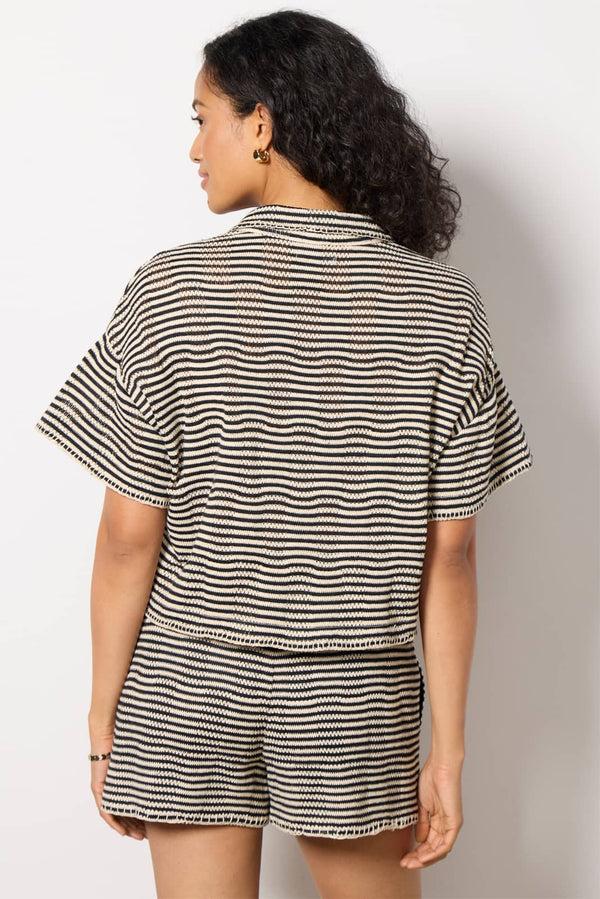 Everve Monaco Button Up Black