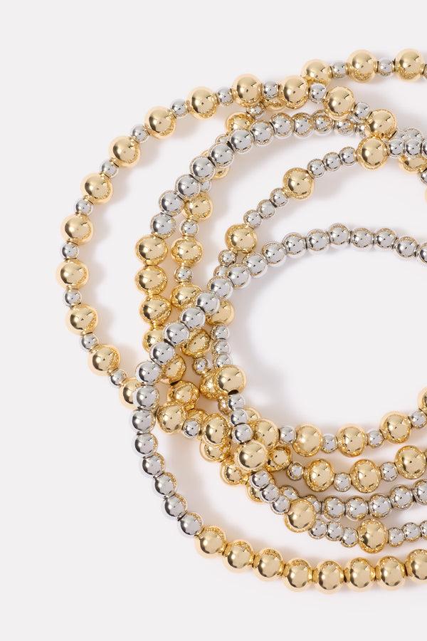 Everve Monroe Bracelet Stack Gold/Silver