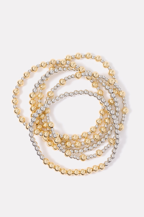 everve Monroe Bracelet Stack Gold/Silver